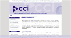 Desktop Screenshot of fundacioncci.com