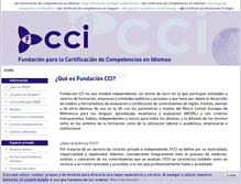 Tablet Screenshot of fundacioncci.com